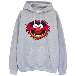 The Muppets Mens Animal Head Hoodie / Sport Grey